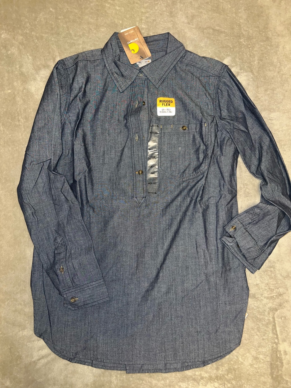 Carhartt Long-Sleeve Denim Top